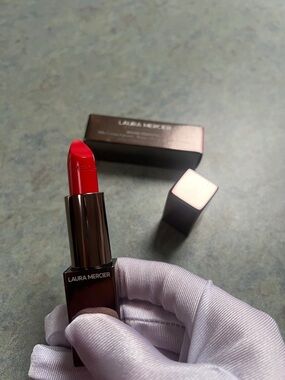 laura mercier Vibrant Red Cream Lipstick- Coral VIF